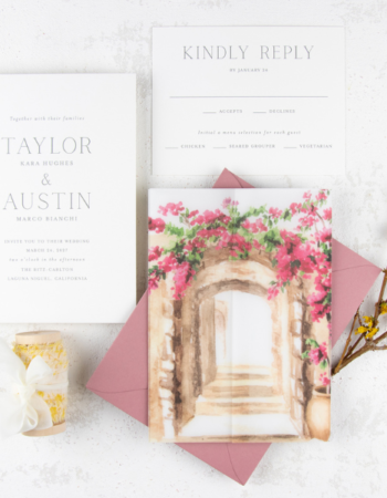 PINK BOUGAINVILLEA VELLUM WRAPS